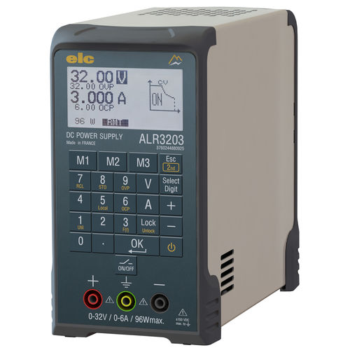 Alimentatore elettrico programmabile - ALR3203 - ELC construction électronique - da tavolo / AC/DC / regolabile