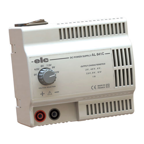 Alimentatore elettrico da tavolo - AL841C - ELC construction électronique - AC/DC / ad uscita semplice / regolato
