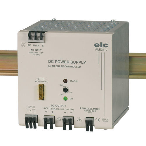 Alimentatore elettrico su guida DIN - ALE2412 - ELC construction électronique - DC / ad uscita semplice / stabilizzato