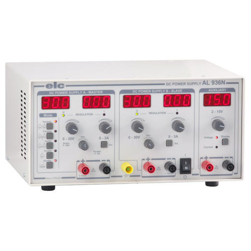 Alimentatore elettrico stabilizzato - AL936N - ELC construction électronique - da tavolo / AC/DC / a tripla uscita