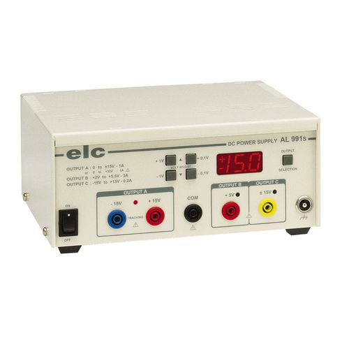 Alimentatore elettrico programmabile - AL991S - ELC construction électronique - da tavolo / AC/DC / regolato