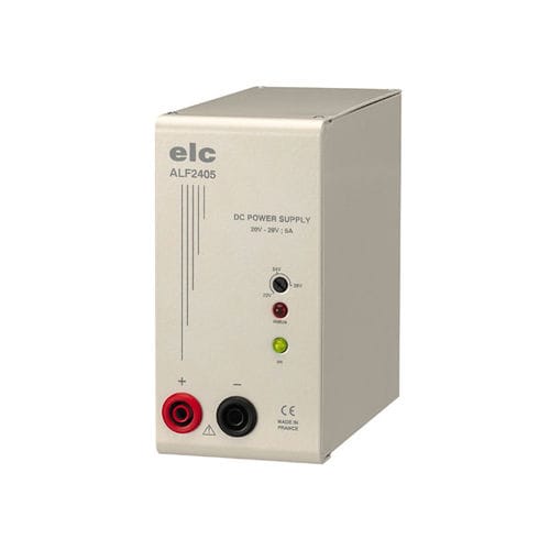 Alimentatore elettrico da tavolo - ALF2405 - ELC construction électronique - da terra / AC/DC / ad uscita semplice