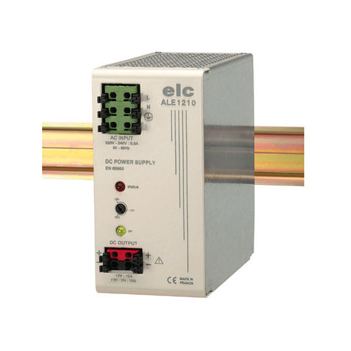 Alimentatore elettrico su guida DIN - ALE1210 - ELC construction électronique - AC/DC / ad uscita semplice / regolato