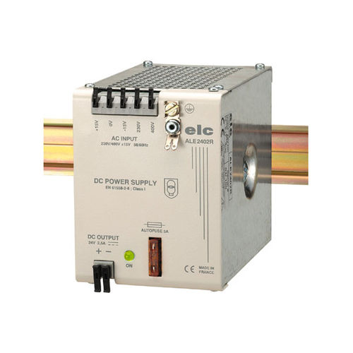 Alimentatore elettrico su guida DIN - ALE2402R - ELC construction électronique - AC/DC / ad uscita semplice / filtrato