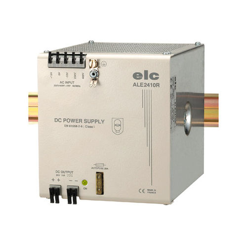 Alimentatore elettrico su guida DIN - ALE2410R - ELC construction électronique - AC/DC / ad uscita semplice / filtrato