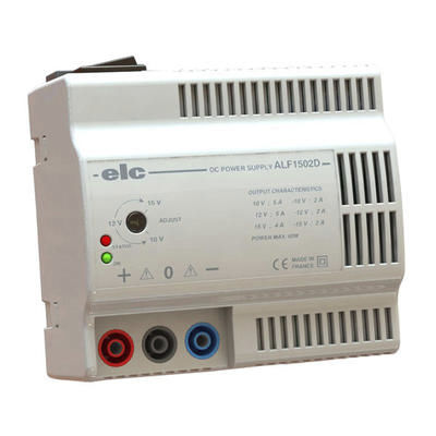 Alimentatore elettrico da tavolo - ALF1502D - ELC construction électronique - a parete / AC/DC / ad uscita semplice
