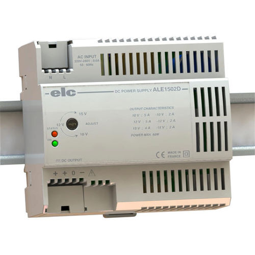 Alimentatore elettrico su guida DIN - ALE1502D - ELC construction électronique - AC/DC / ad uscita semplice / regolato