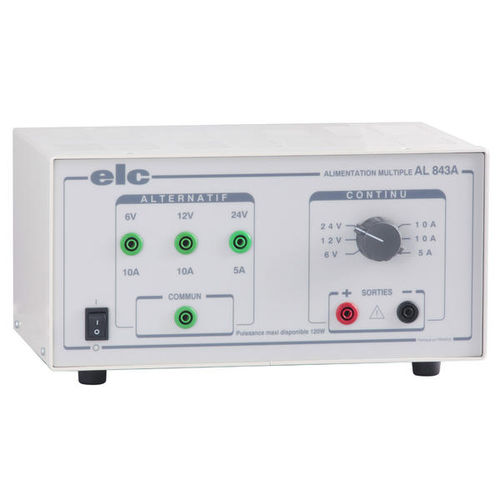 Alimentatore elettrico da tavolo - AL843A - ELC construction électronique - AC/DC