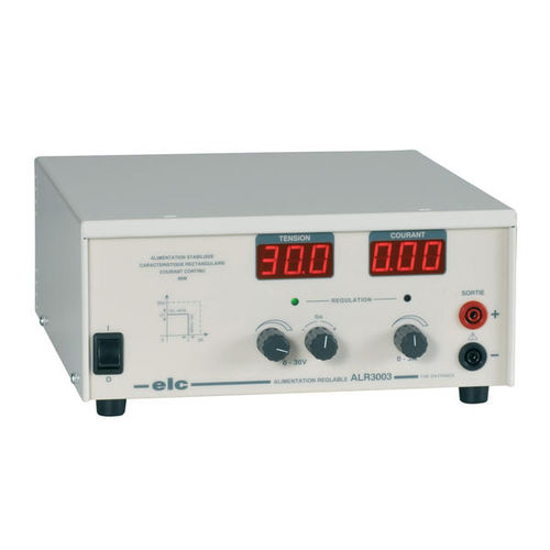 Alimentatore elettrico da tavolo - ALR3003 - ELC construction électronique - AC/DC / conforme RoHS