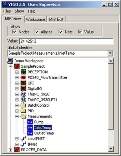Software di interfaccia - VIGO5 - PROCES-DATA A/S - di automatizzazione / di attivazione / Windows
