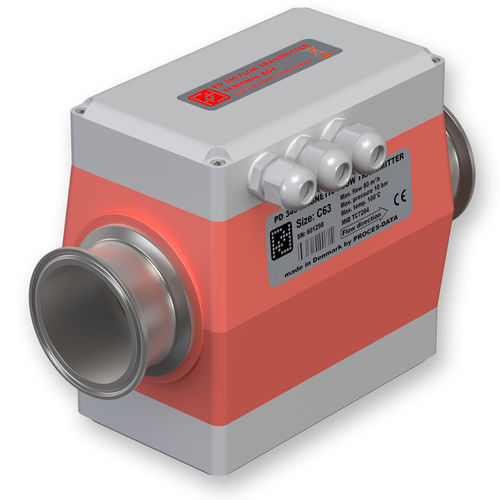 Trasmettitore di portata volumetrico - PD340 C63 - PROCES-DATA A/S - per liquido / compatto / ad alta precisione