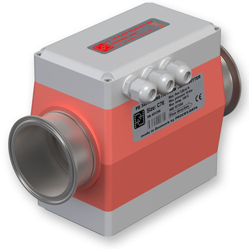 Trasmettitore di portata volumetrico - PD340 C76 - PROCES-DATA A/S - per liquido / compatto / ad alta precisione