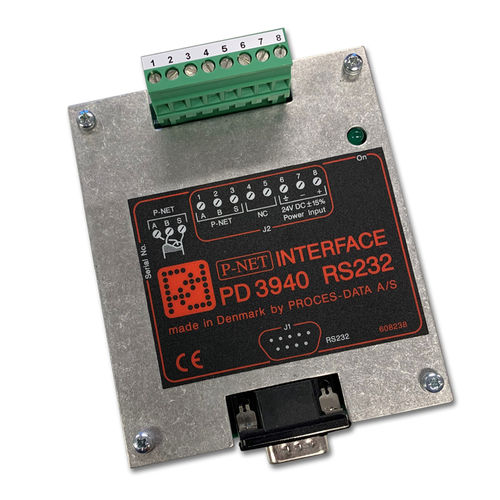 Convertitore RS232 - PD3940  - PROCES-DATA A/S - analogico / digitale / di bus di campo