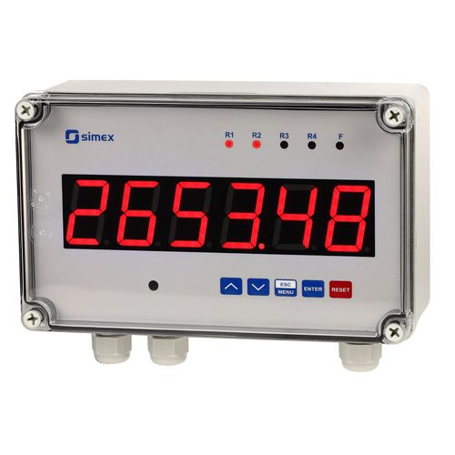 Misuratore di portata con montaggio a parete - SPP-638 series - SIMEX Sp. z o.o. - per liquidi / per gas / 4-20 mA