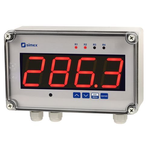 Indicatore di processo - SWS-457 series - SIMEX Sp. z o.o. - digitale / da montare su pannello / RS-485