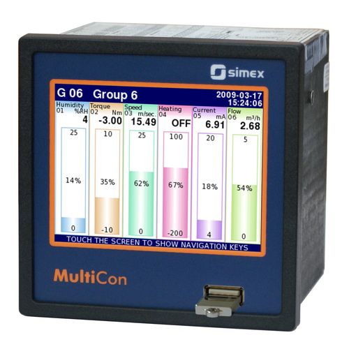 Indicatore di processo - MultiCon CMC-99 - SIMEX Sp. z o.o. - di temperatura / di corrente / di tensione