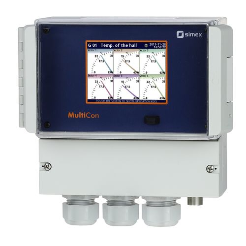 Controllore di pressione per HVAC - MultiCon CMC-N16 - SIMEX Sp. z o.o. - di gas / di portata / IP65