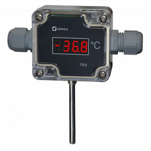 Indicatore di umidità - TRS-11a - SIMEX Sp. z o.o. - di temperatura / a 4 cifre / con display LED