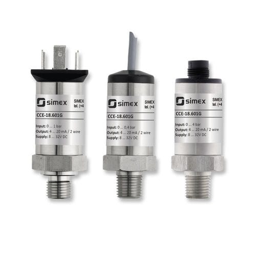Trasmettitore di pressione bassa pressione - CCE-18.601G - SIMEX Sp. z o.o. - assoluta / piezoresistivo / 4-20 mA