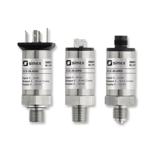 Trasmettitore di pressione assoluta - CCE-26.600G - SIMEX Sp. z o.o. - ceramica / 4-20 mA / 0-10 V