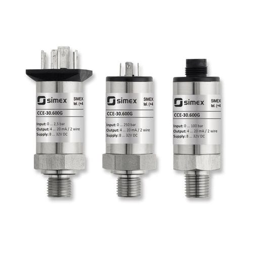 Trasmettitore di pressione assoluta - CCE-30.600G series - SIMEX Sp. z o.o. - ceramica / 4-20 mA / 0-10 V