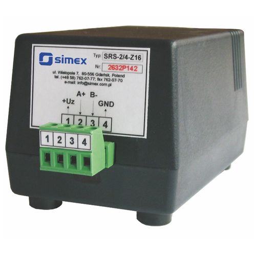 Registratore senza carta - SRS-2/4-Z16-B1a - SIMEX Sp. z o.o. - di umidità / di temperatura / ad uso industriale