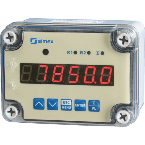 Indicatore totalizzatore di portata - SPI-N118 series - SIMEX Sp. z o.o. - digitale / totalizzatore