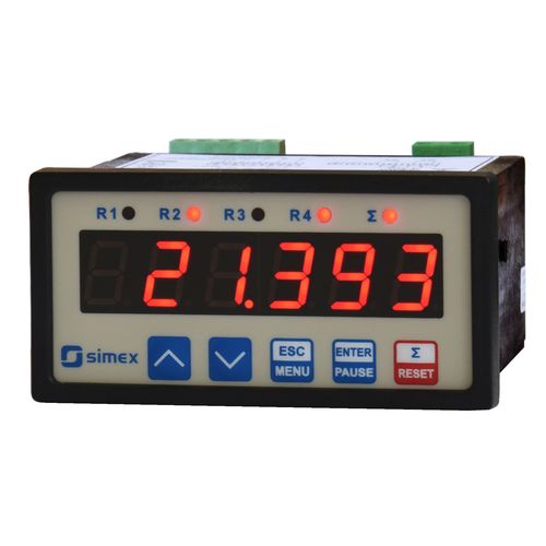 Indicatore totalizzatore di portata - SPP-94 series - SIMEX Sp. z o.o. - digitale / da montare su pannello / 4-20 mA
