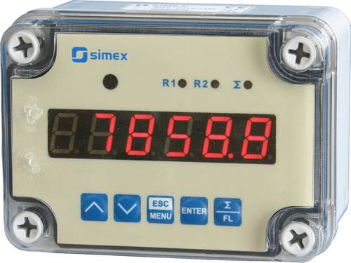 Indicatore totalizzatore di portata - SPP-N118 series - SIMEX Sp. z o.o. - digitale / totalizzatore