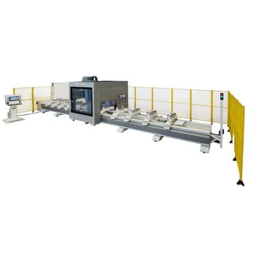 Centro di lavoro CNC 5 assi - MC 302 GEOS – 5 MDT - MECAL - verticale / per PVC / per alluminio