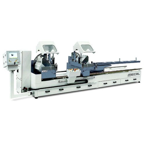 Troncatrice a due teste per PVC - SW 453 Argus   - MECAL - per alluminio