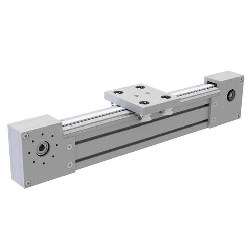 Guida lineare a rotelle - ADM series - C.T.S. - in alluminio / su misura / con trasmissione a cinghia
