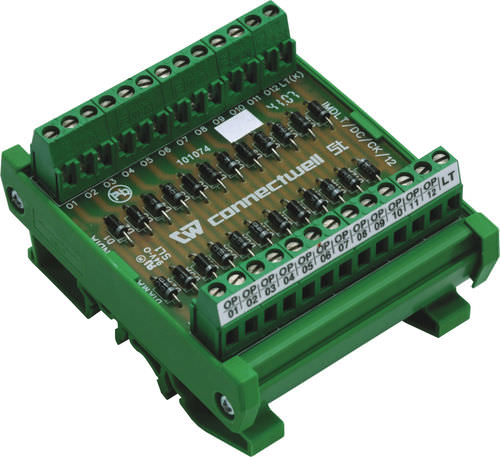 Modulo per diodo a giunzione p-n - IMD/CA series - Connectwell Industries - su guida DIN / di raddrizzamento