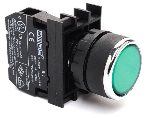 Pulsante tattile - B100DY  - EMAS - elettromeccanico / standard / con protezione