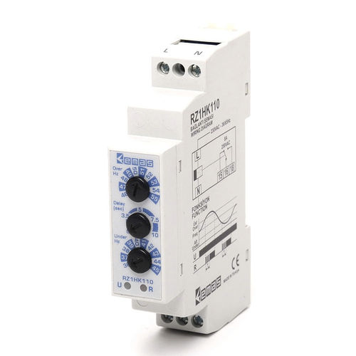 Relè di sorveglianza di frequenza - RZ1HK110 - EMAS - su guida DIN