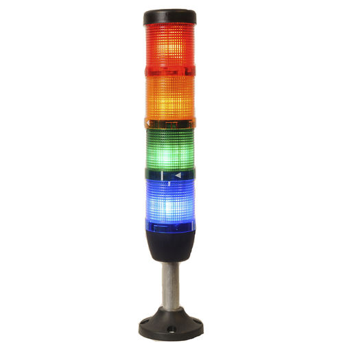 Colonna luminosa LED - IK53 series - EMAS - lampeggiante / a 4 colori / antideflagrante