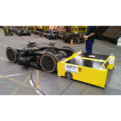 Carrello automotore a batteria - Boggy Shunter 2 - ACTEMIUM - a 3 assi / per carichi pesanti / idraulico