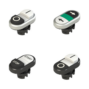 Pulsante tattile - E2 PD Series - Pizzato Elettrica - IP67 / IP69K / doppio