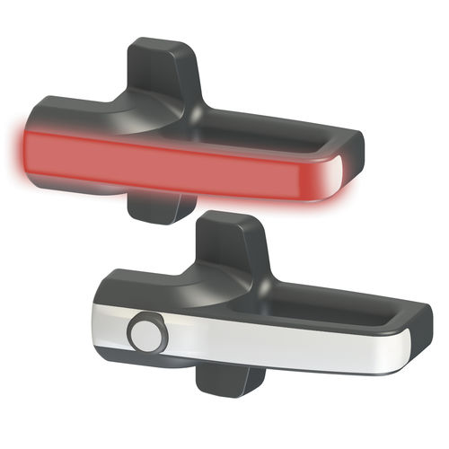 Impugnatura con funzioni di commutazione elettriche - P-KUBE Krome Series - Pizzato Elettrica - funzionale / per macchina / per porta