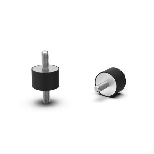 Supporto antivibrazione cilindrico - BK45.0001 series - Bäcker - in metallo / in gomma / tipo B