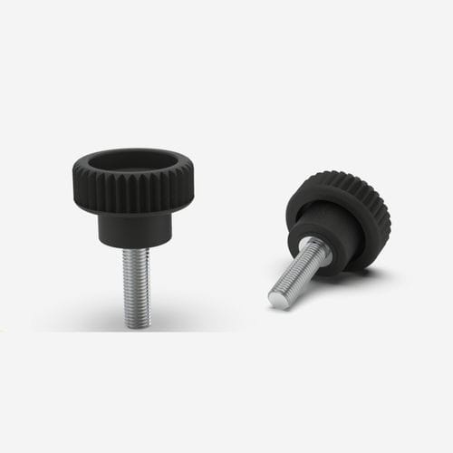 Vite zigrinato in plastica - BK38.0078 series - Bäcker - in acciaio