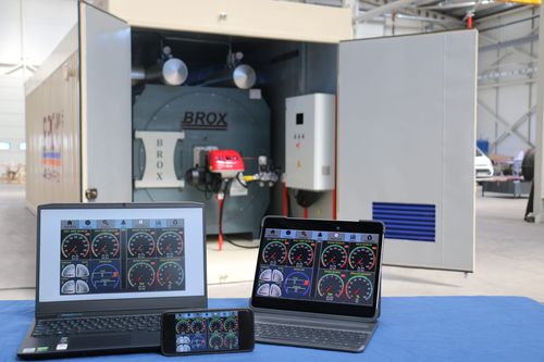 Generatore di vapore a gas - BROX BOILER & BURNER COMPANY - mobile / in container
