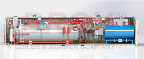 Generatore di vapore surriscaldato - BROX BOILER & BURNER COMPANY - a vapore saturo / a tubi di fumo / in container