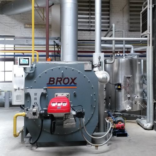 Generatore di vapore surriscaldato - BROX BOILER & BURNER COMPANY - a vapore saturo / a tubi d'acqua / a tre giri