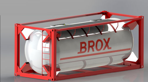 Contenitore-cisterna di stoccaggio - BROX BOILER & BURNER COMPANY - da trasporto / per GPL / cilindrico