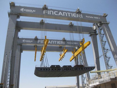 Gru a cavalletto gommata - MST 1000 - CIMOLAI TECHNOLOGY - da scaricamento navi