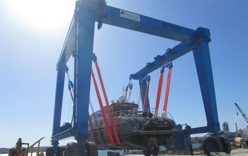 Gru a cavalletto mobile - MBH 260 - CIMOLAI TECHNOLOGY - da scaricamento navi