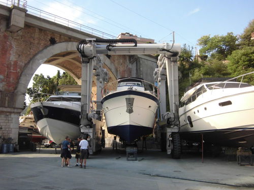 Gru a cavalletto mobile - MBH 100 - CIMOLAI TECHNOLOGY - da scaricamento navi / telescopica