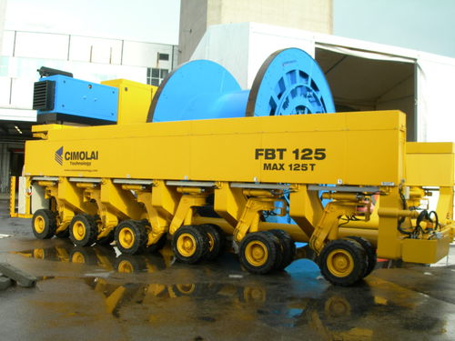 Carrello automotore a 6 assi - FBT 125 - CIMOLAI TECHNOLOGY - a pianale / elevabile / per bobina