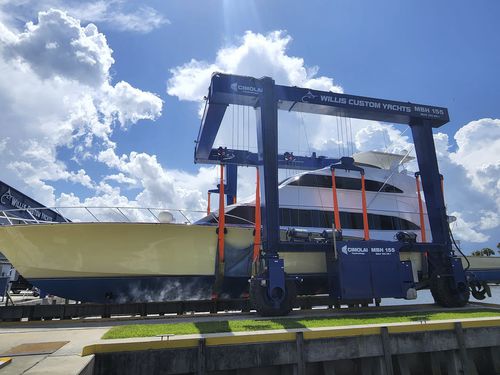 Gru a cavalletto mobile - MBH 155 US t - CIMOLAI TECHNOLOGY - da scaricamento navi